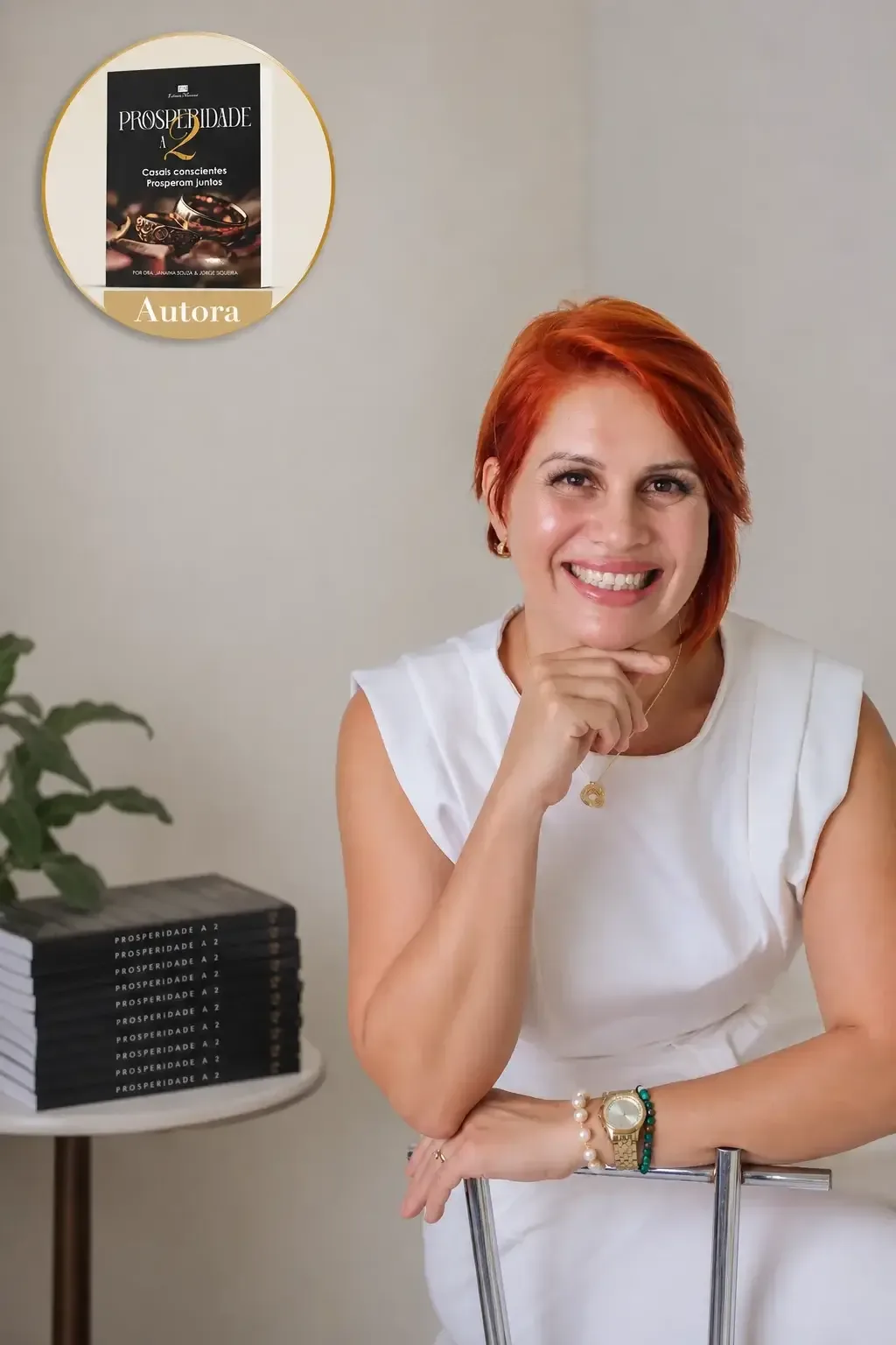 Dra. Janaína Siqueira, psicanalista especialista em casais e autora do livro Prosperidade a Dois